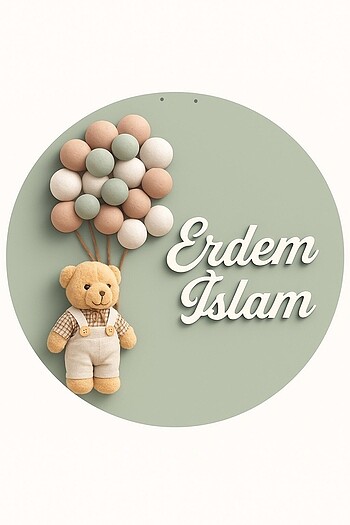 Çok satan bebek kapı süsü