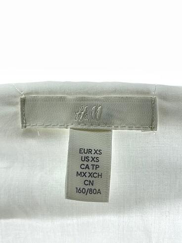xs Beden beyaz Renk H&M Uzun Elbise %70 İndirimli.