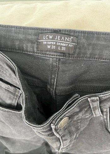 LC Waikiki Kadın Gri Denim Slim Fit Pantolon