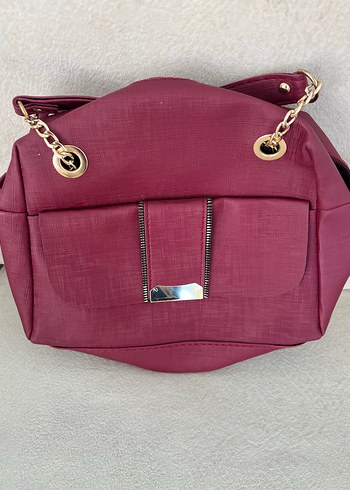 Bordo Kadın Minimalist Çanta