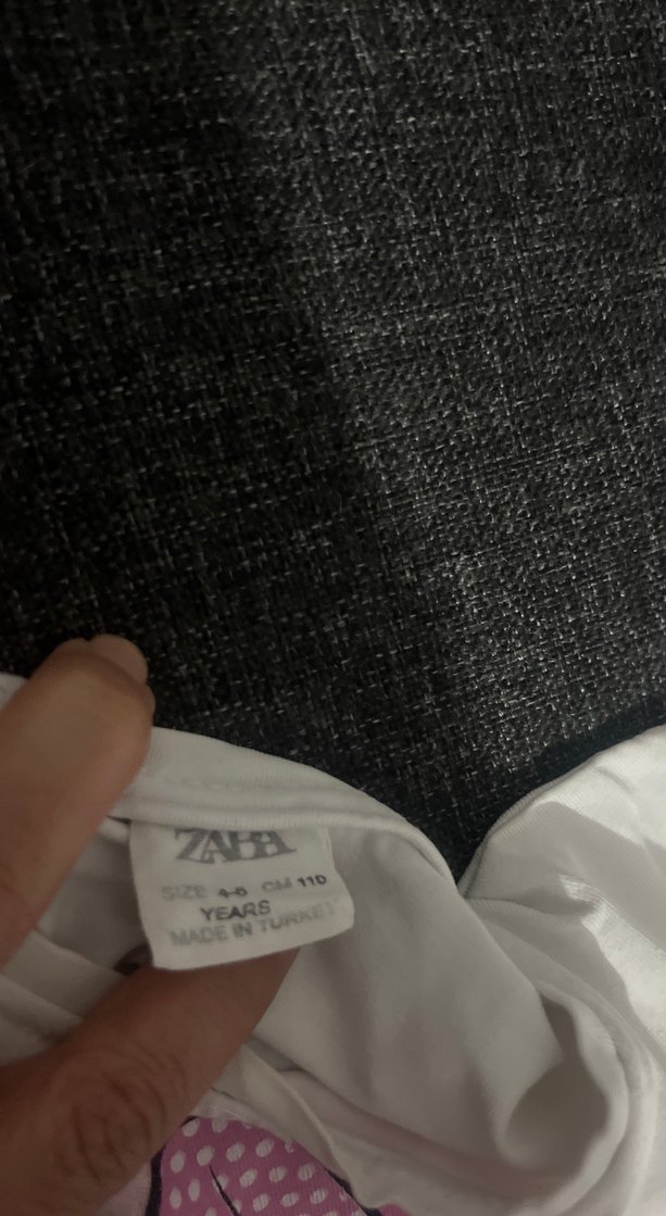 Beyaz Kız Çocuk Minnie Mouse Baskılı Tişört - Görsel 2