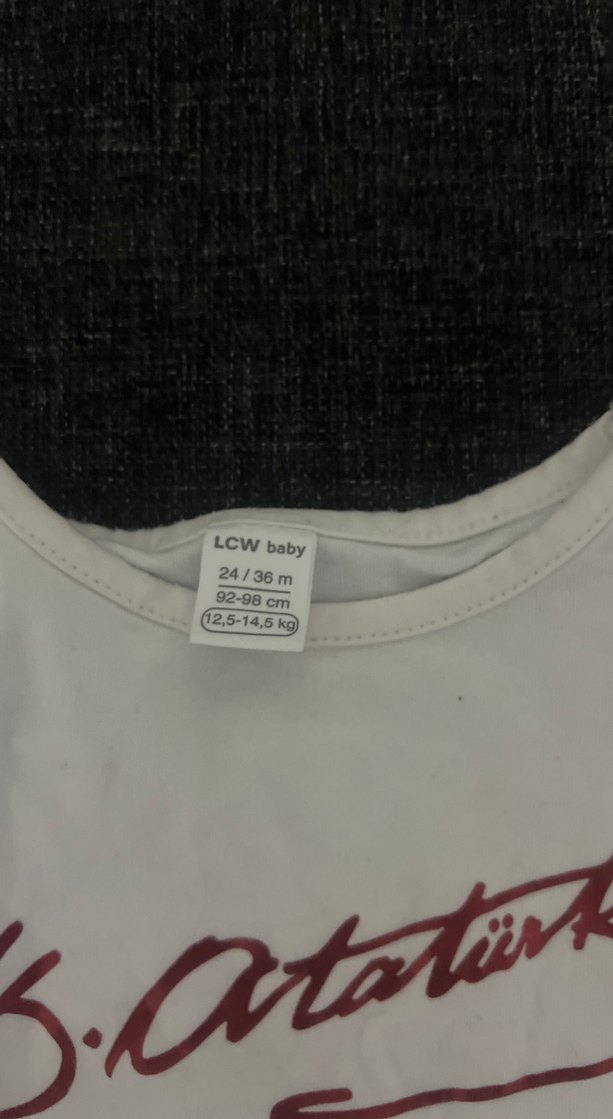 Kız Çocuk Beyaz Baskılı Kısa Kollu Tişört - Görsel 2