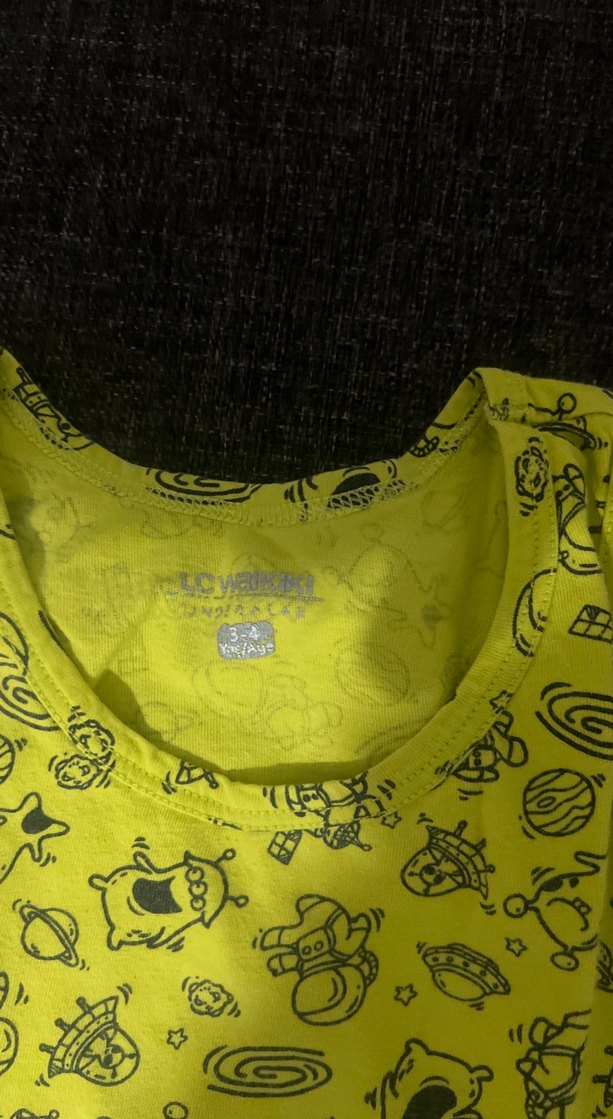 Sarı Desenli Çocuk Atlet - Görsel 2