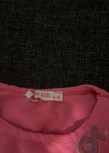 Kız Çocuk Pembe Rock Punk Baskılı Atlet - Görsel 2