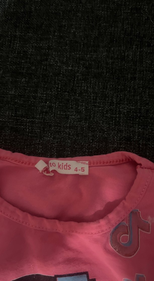 Kız Çocuk Pembe Rock Punk Baskılı Atlet - Görsel 2