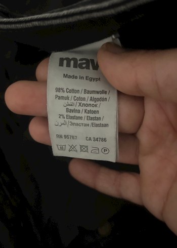 Siyah Kemerli Rahat Kesim Kadın Kot Pantolon - Görsel 3