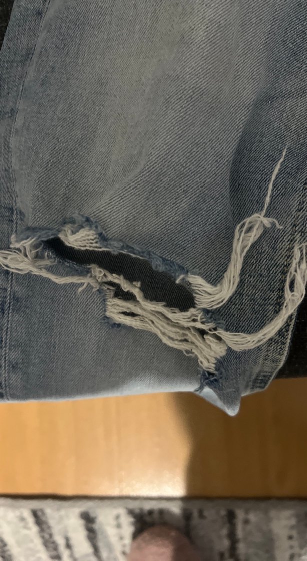 Gevşek Kesim Midi Kot Pantolon - Görsel 4