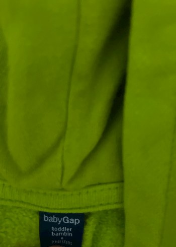 Sarı Kapüşonlu Fermuarlı Erkek Sweatshirt - Görsel 3