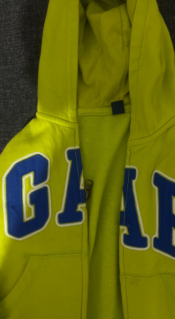 Sarı Kapüşonlu Fermuarlı Erkek Sweatshirt - Görsel 2