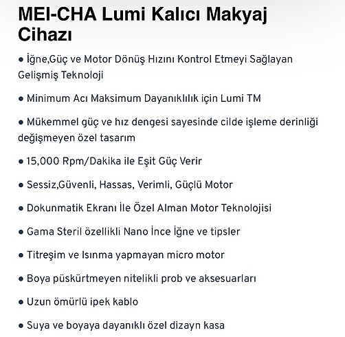Kalıcı makyaj makinası 120 BİN TL - Görsel 5