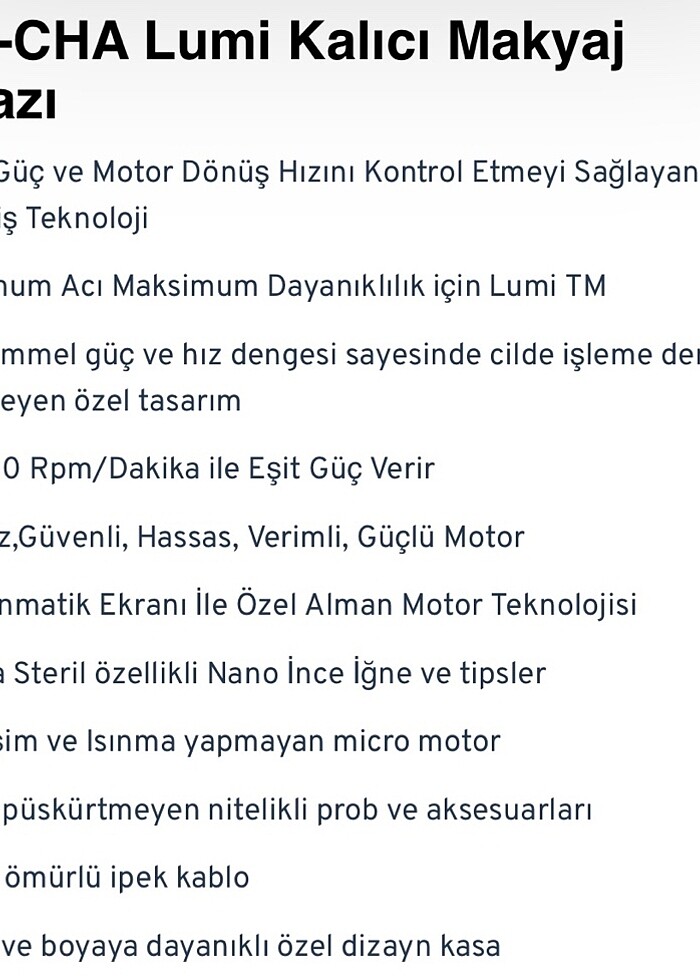 Kalıcı makyaj makinası 120 BİN TL - Görsel 5