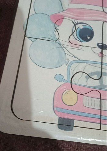 Beden Renk Pastel Pembe Çocuk Yapbozu