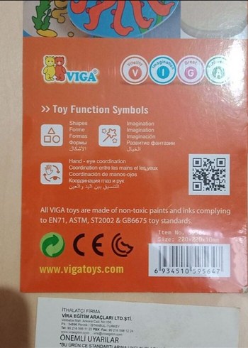 Beden Renk Renkli Deniz Canlıları Ahşap Puzzle