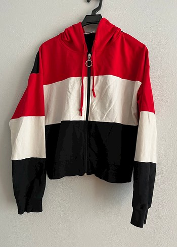 Barrels And Oıl Fermuarlı Kapüşonlu Sweatshirt