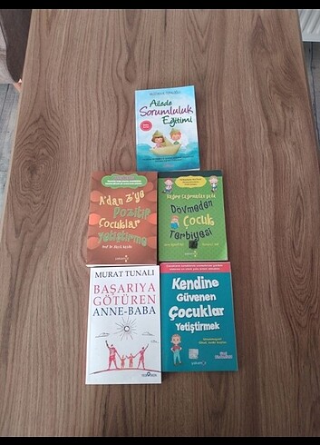  5 adet egitici kitap