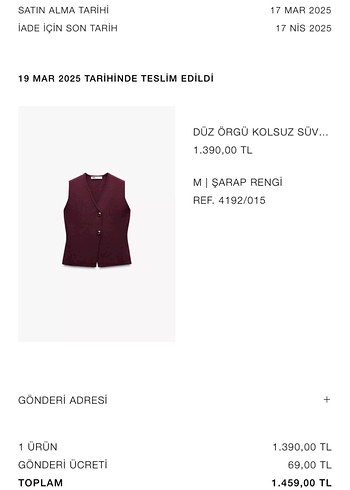 Zara Kadın Bordo Askısız Uzun Elbise