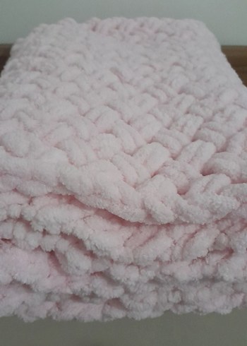 Bebekler için yumuşak pembe battaniye - Görsel 2