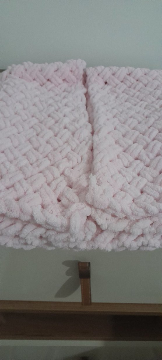 Bebekler için yumuşak pembe battaniye - Görsel 3