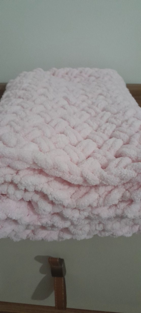 Bebekler için yumuşak pembe battaniye - Görsel 2