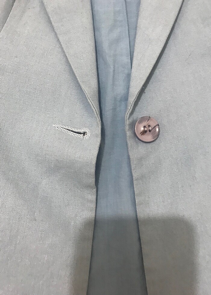 Koton keten ceket - Görsel 3