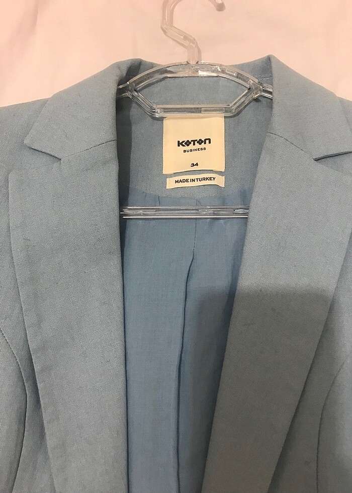 Koton keten ceket - Görsel 2