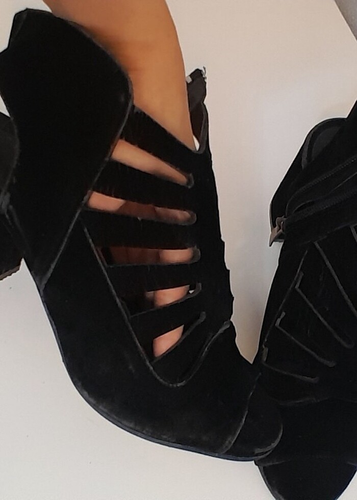 Sandalet topuklu ayakkabi  - Görsel 3