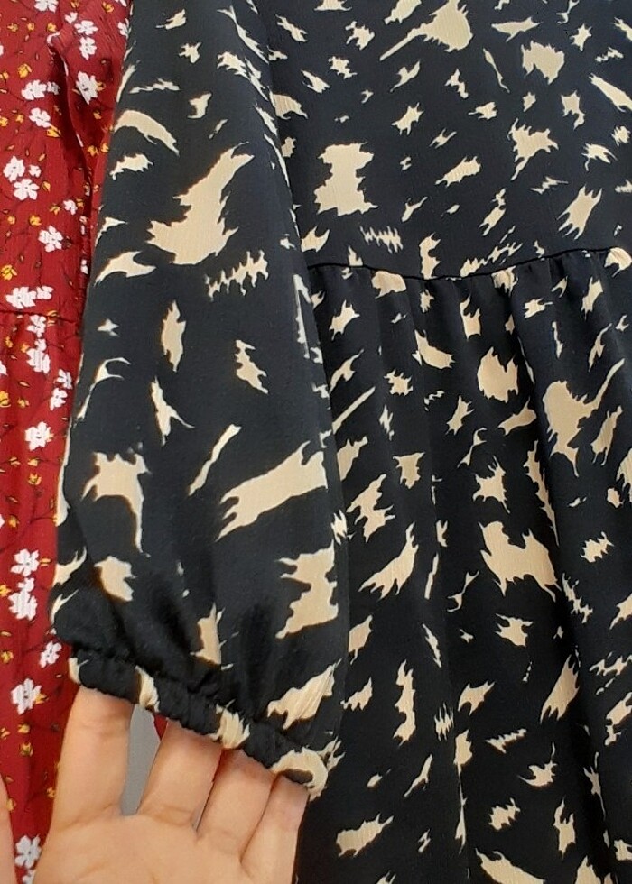 Günlük tesettür elbise  - Görsel 2