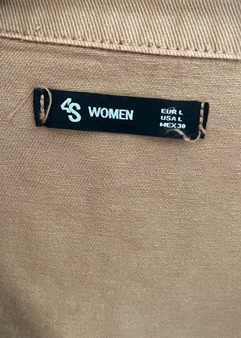 Diğer Düğmeli Kahverengi Midi Kadın Ceket