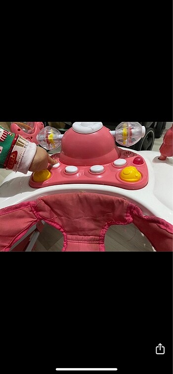  Beden pembe Renk Bebek yürüteç