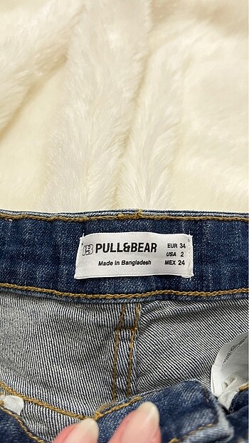 34 Beden Pull and Bear Kot Şort