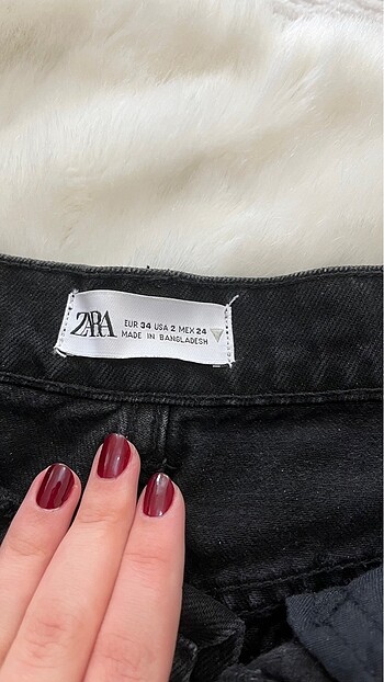 34 Beden Zara Kot Şort