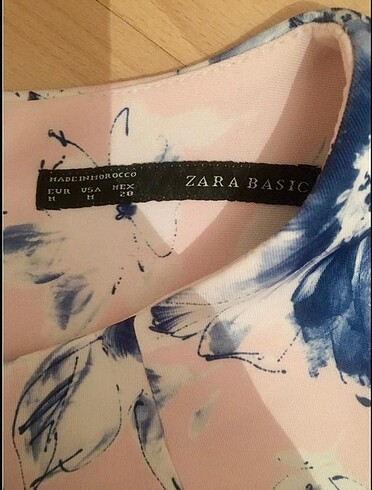 m Beden Zara Çiçekli Elbise