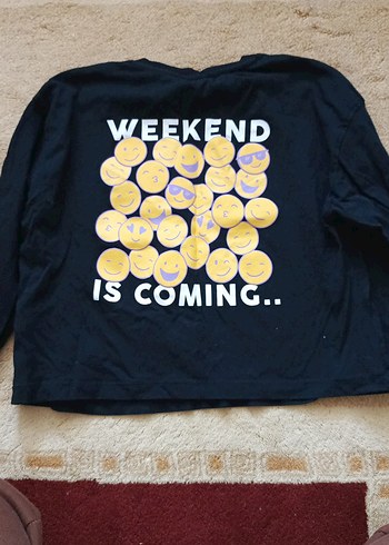 Siyah Kız Çocuk Uzun Kollu Tişört - Görsel 4