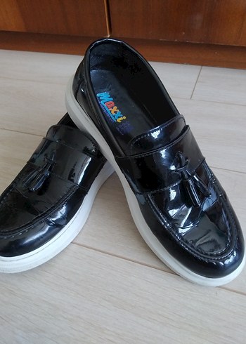 Siyah Püsküllü Erkek Çocuk Loafer Ayakkabı - Görsel 6