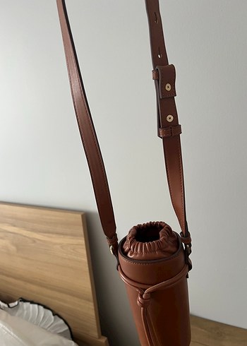 Kahverengi Deri Kadın Çanta - Görsel 2