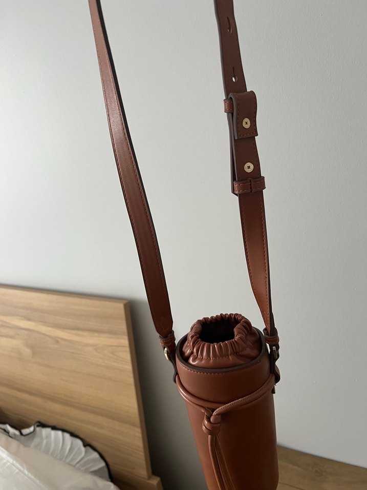 Kahverengi Deri Kadın Çanta - Görsel 2