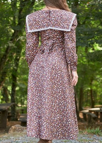 Bohem elbise kalıbı dardır M L bedene uyumludur - Görsel 2