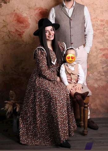 Bohem elbise kalıbı dardır M L bedene uyumludur - Görsel 3