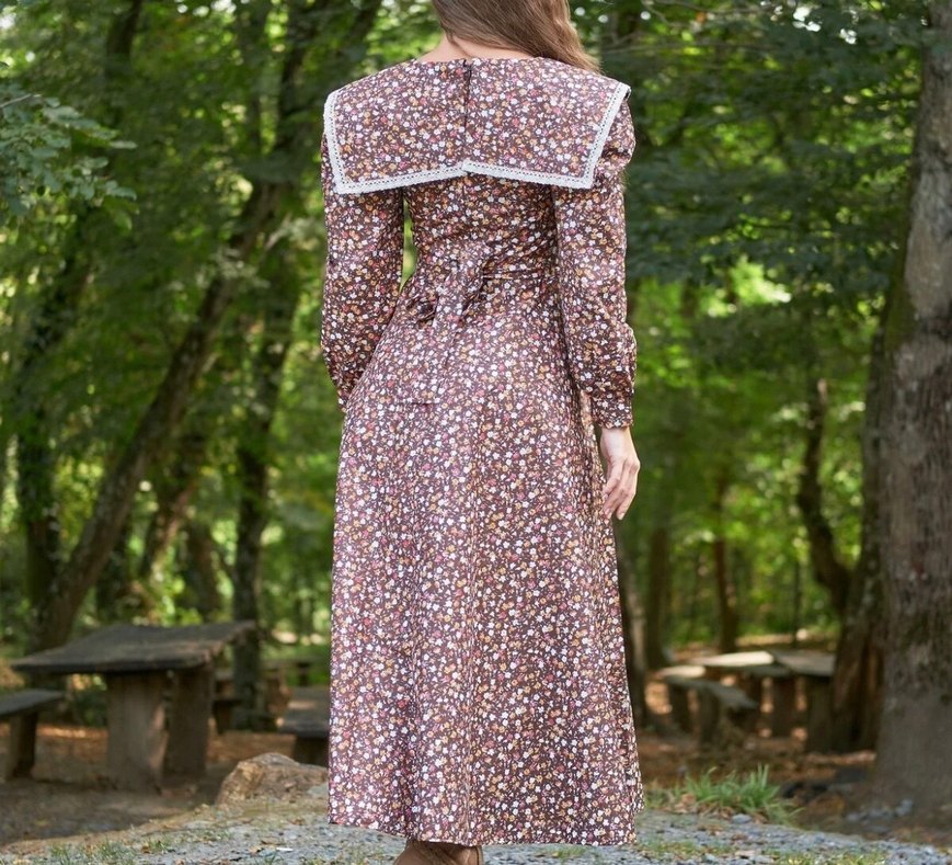 Bohem elbise kalıbı dardır M L bedene uyumludur - Görsel 2