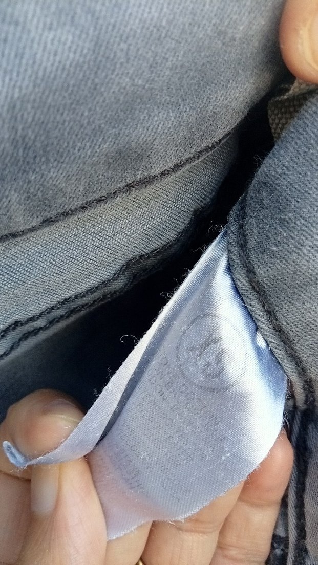 Gri Payetli Nakışlı Dar Kesim Denim Pantolon - Görsel 2