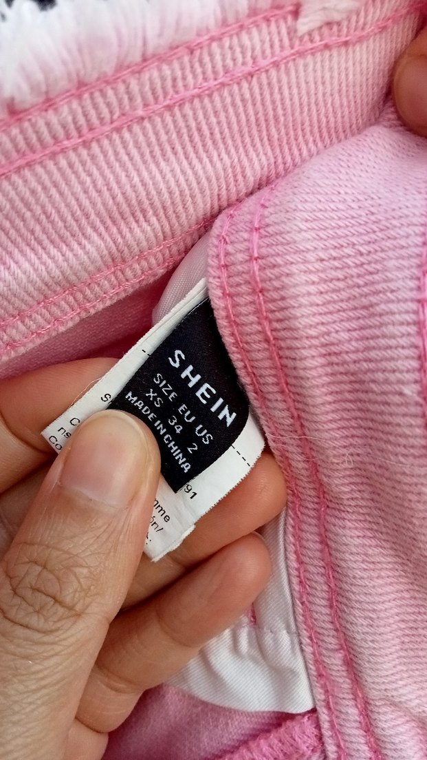 Pembe Rahat Kesim Kız Pantolonu - Görsel 3