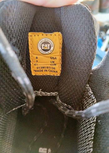 CAT Siyah Bağcıklı Erkek Outdoor Bot - Görsel 5