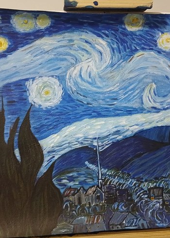 Yıldızlı Gece Tablosu - Görsel 2