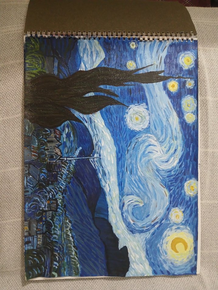 Yıldızlı Gece Tablosu - Görsel 3