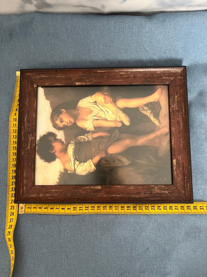 Kahverengi Çerçeveli Klasik Çocuk Tablosu - Görsel 2