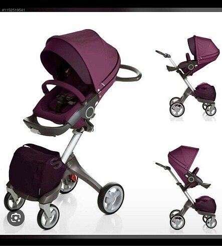 SIFIR GİBİ STOKKE XPLORY MOR RENK