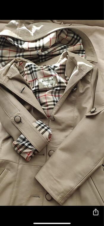 BURBERRY SIFIR KIZ ÇOCUK TRENÇKOT