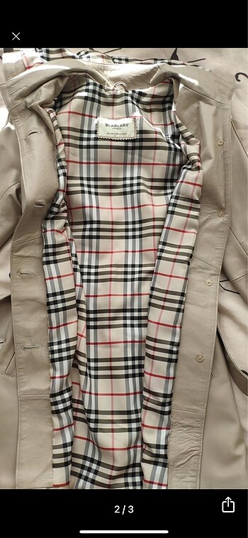 6 Yaş Beden BURBERRY SIFIR KIZ ÇOCUK TRENÇKOT