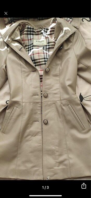 Burberry BURBERRY SIFIR KIZ ÇOCUK TRENÇKOT