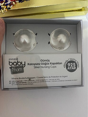 Baby Mom Gümüş Göğüs Kapağı